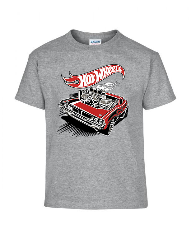 Hot Wheels Sportszürke Gyerek Póló