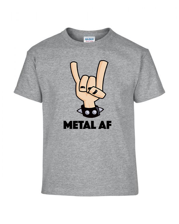 heavy metal as fuck Sportszürke Gyerek Póló