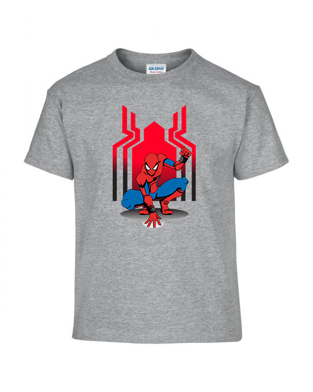 spider man pókember avengers Sportszürke Gyerek Póló