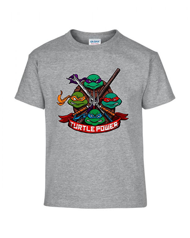 tmnt tini ninja teknőcök Sportszürke Gyerek Póló