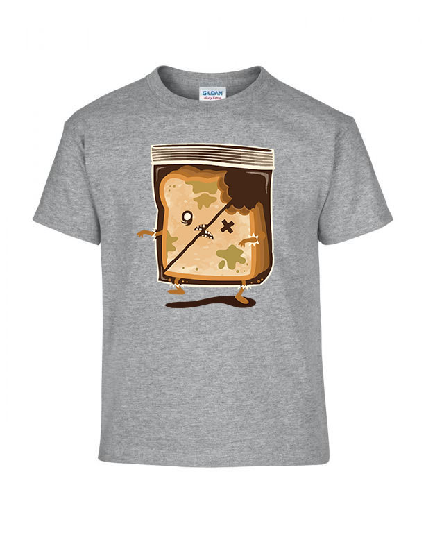 walking bread kenyér zombi humor Sportszürke Gyerek Póló