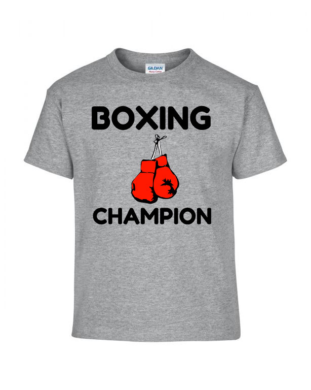 box boxolás boxoló Sportszürke Gyerek Póló