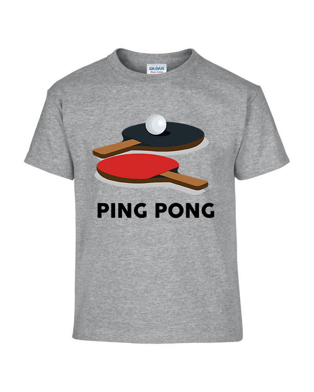 ping pong Sportszürke Gyerek Póló