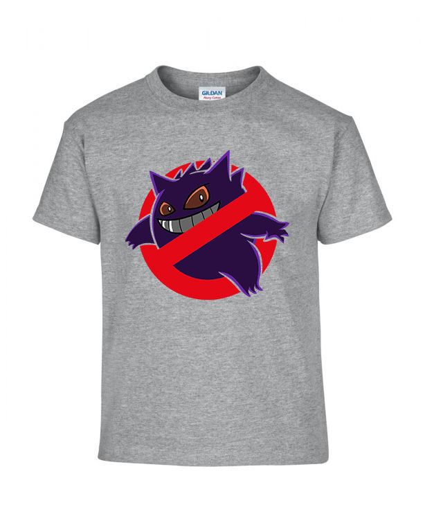 Gengar pokemon Sportszürke Gyerek Póló