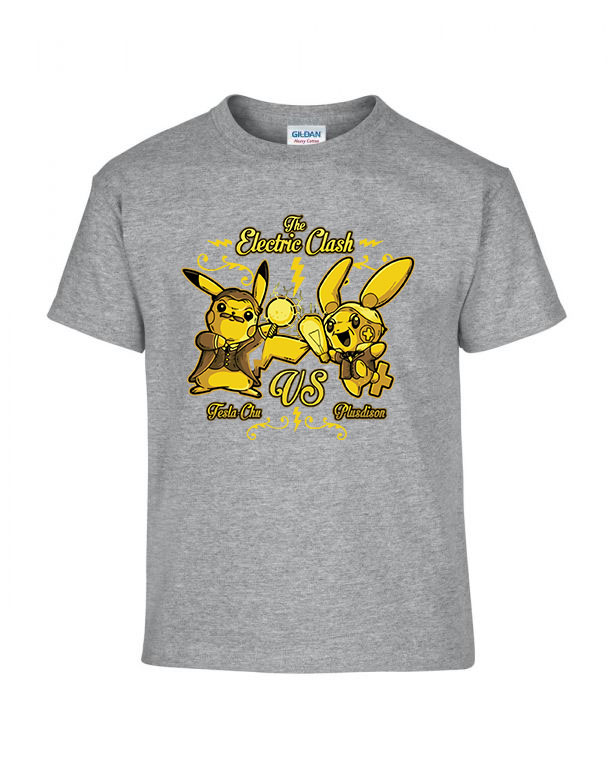 pikachu Sportszürke Gyerek Póló