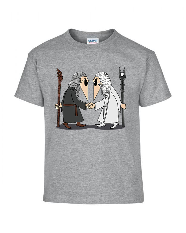 gandalf szarumán Sportszürke Gyerek Póló