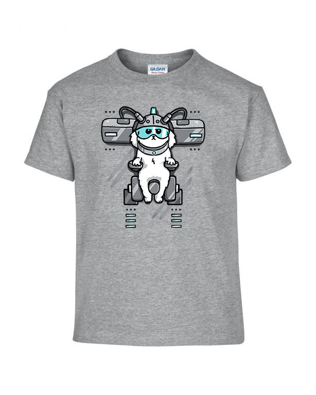rick és morty kutya Sportszürke Gyerek Póló