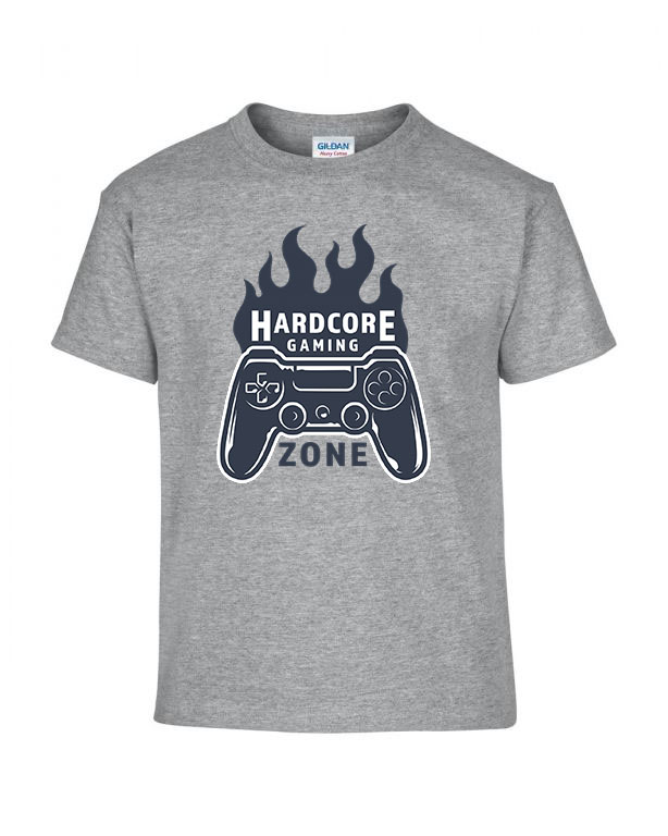 hardcore gaming Sportszürke Gyerek Póló