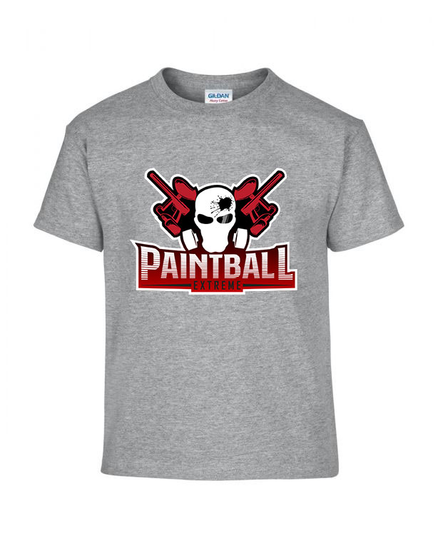 paintball Sportszürke Gyerek Póló