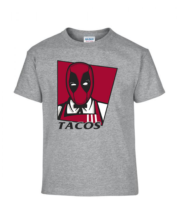 deadpool taco Sportszürke Gyerek Póló