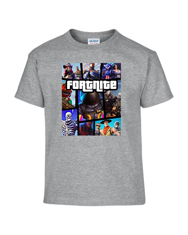 fortnite gta Sportszürke Gyerek Póló