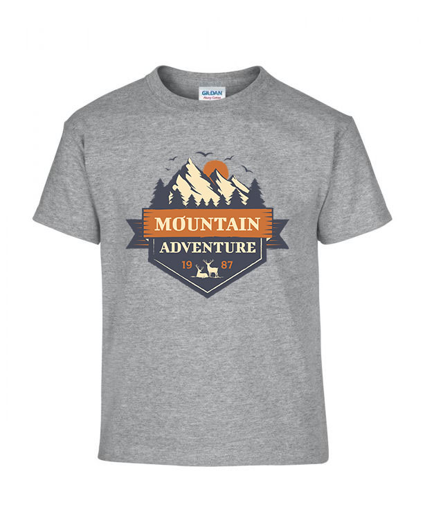 hegymászás mountain Sportszürke Gyerek Póló