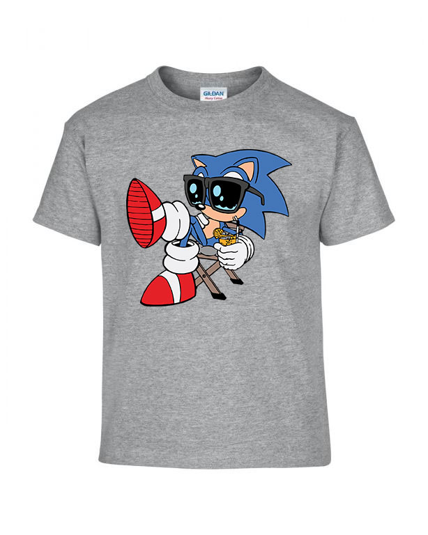 sonic Sportszürke Gyerek Póló