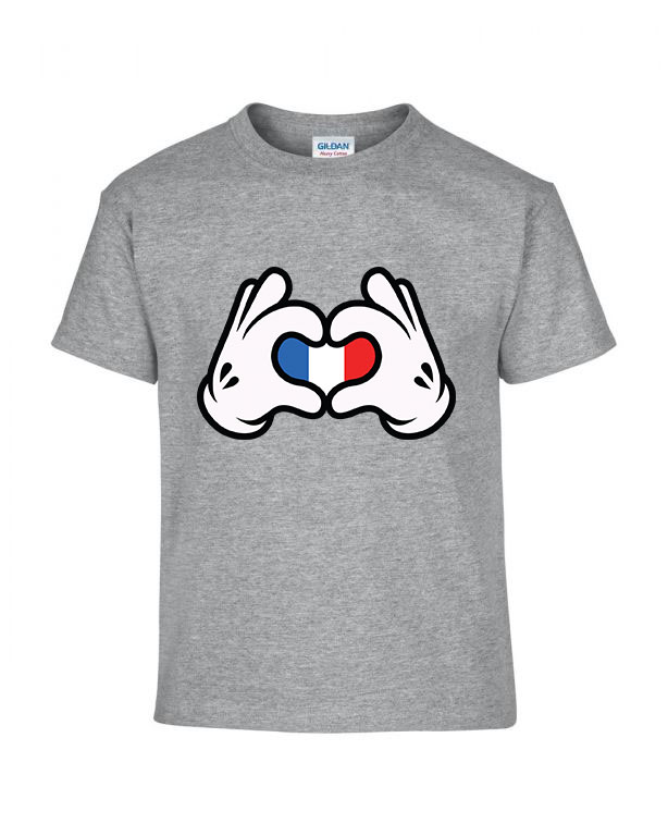love france francia Sportszürke Gyerek Póló