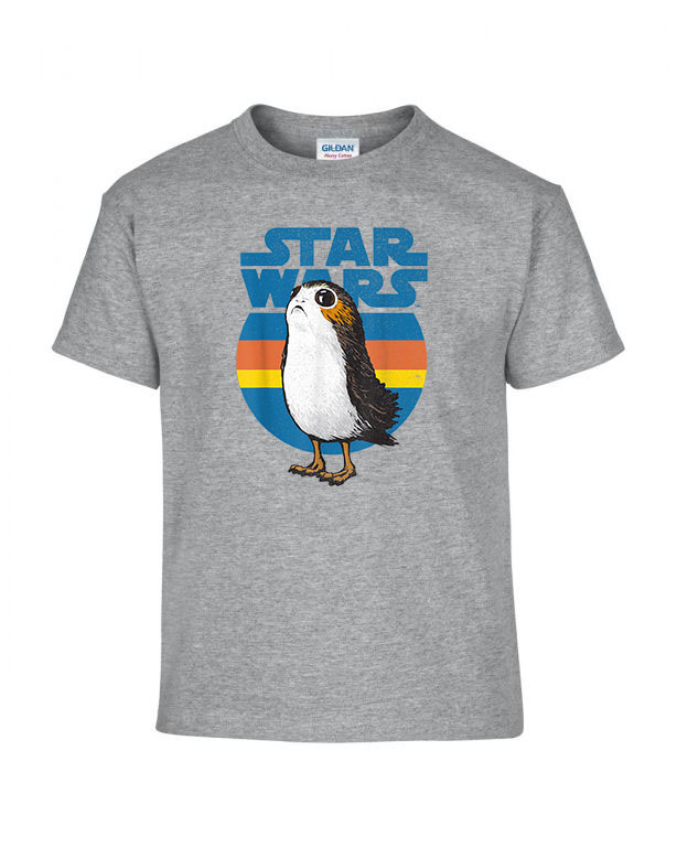 star wars porg Sportszürke Gyerek Póló