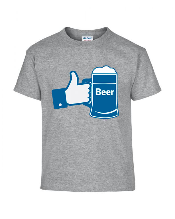 sör beer facebook Sportszürke Gyerek Póló