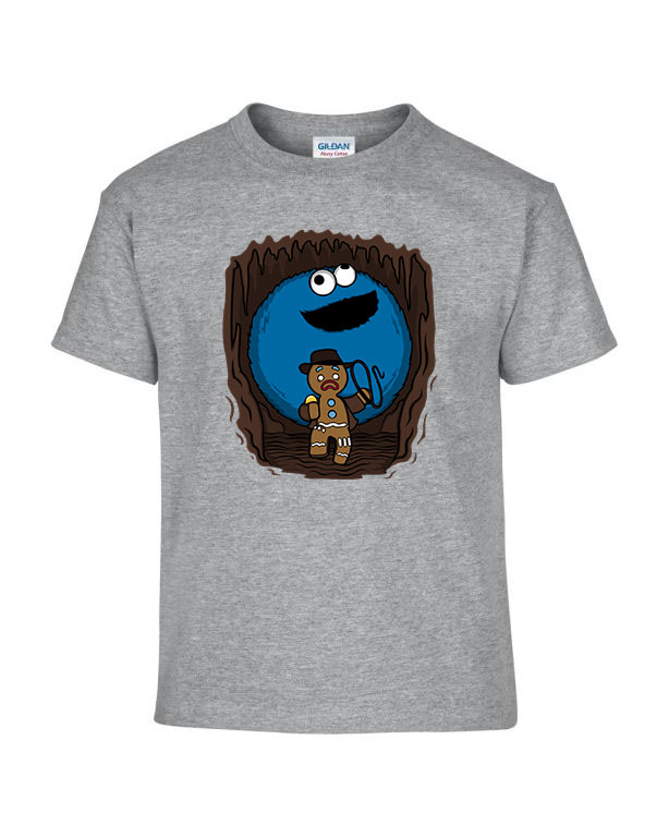 sütiszörny cookie monster Sportszürke Gyerek Póló