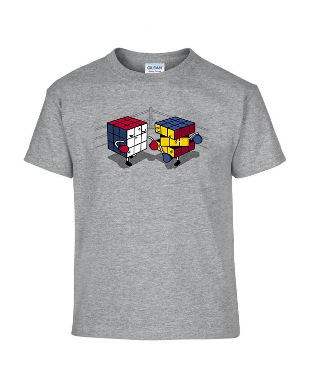 rubik kocka rubics cube Sportszürke Gyerek Póló