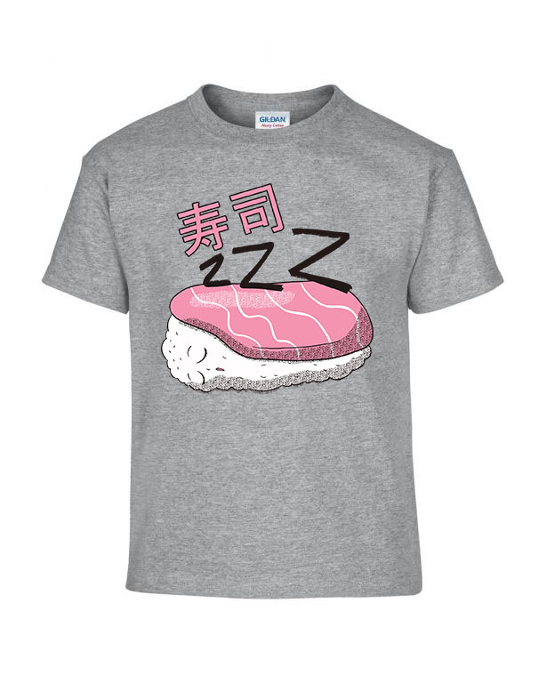 szusi sushi Sportszürke Gyerek Póló
