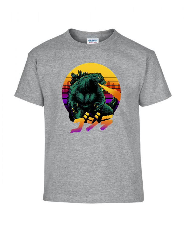 Godzilla Sportszürke Gyerek Póló