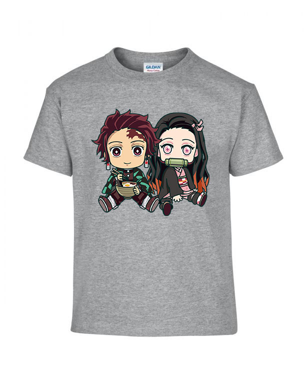 nezuko tanjiro demon slayer Sportszürke Gyerek Póló