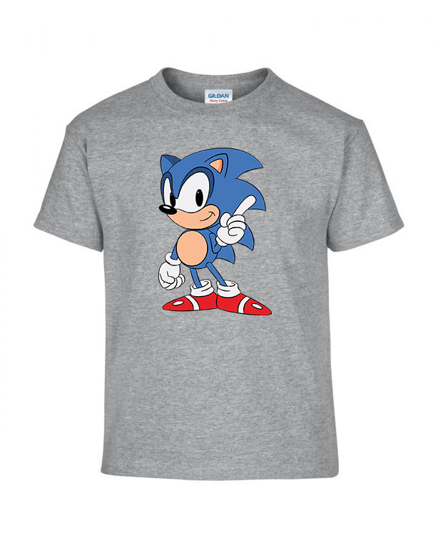 sonic Sportszürke Gyerek Póló