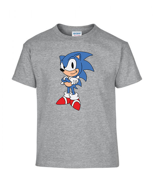 sonic Sportszürke Gyerek Póló