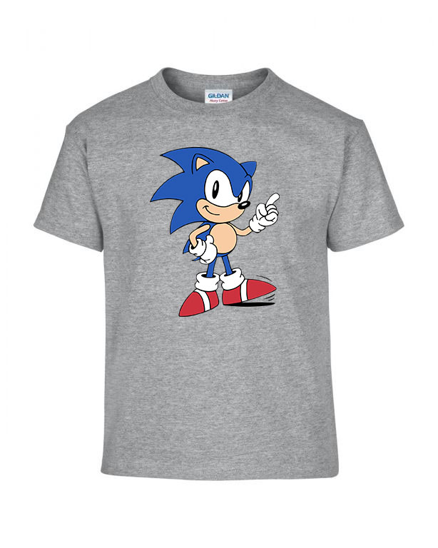 sonic Sportszürke Gyerek Póló