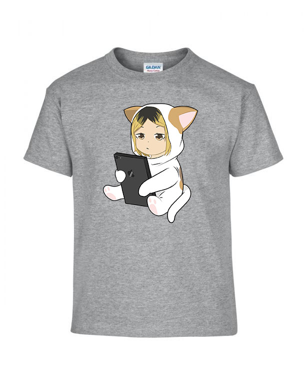 kenma kozume haikyuu Sportszürke Gyerek Póló