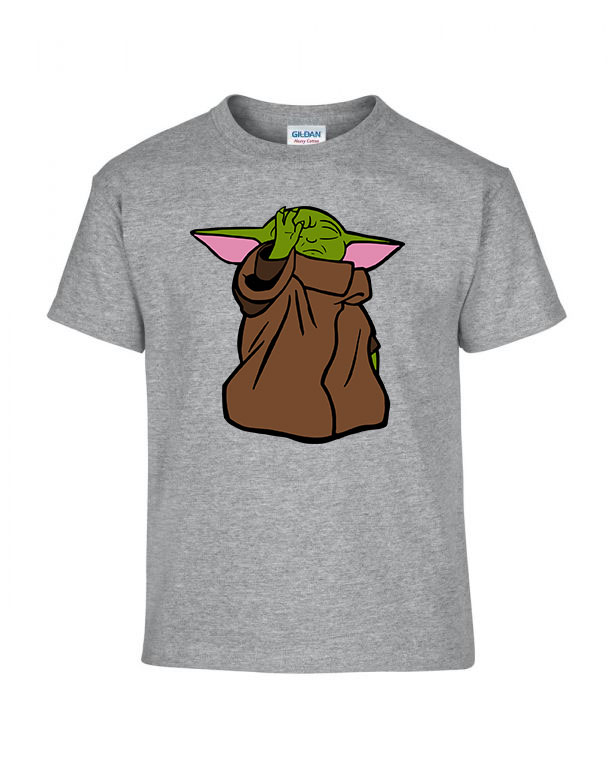baba yoda baby yoda Sportszürke Gyerek Póló