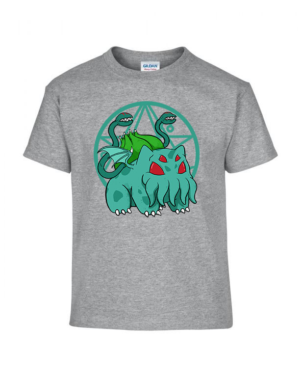 cthulhu bulbasaur Sportszürke Gyerek Póló