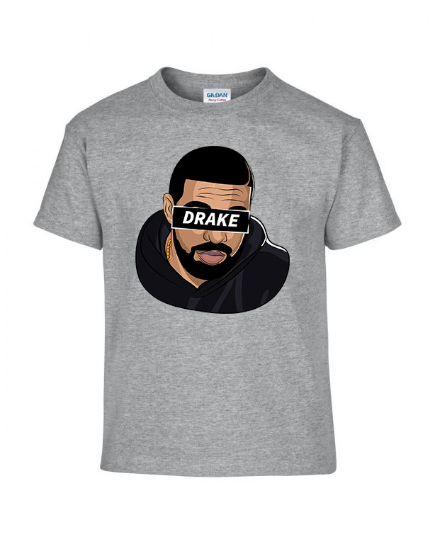 Drake Sportszürke Gyerek Póló