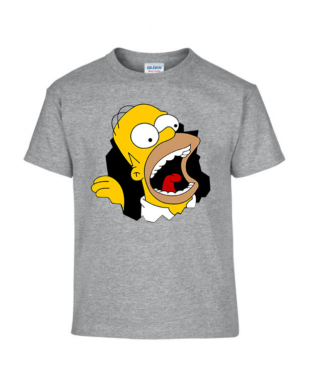 homer simpson Sportszürke Gyerek Póló