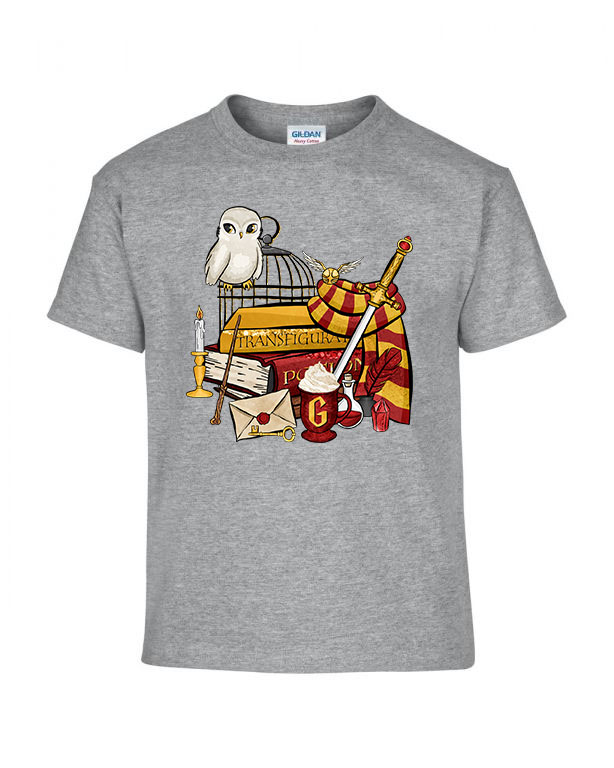 harry potter gryffindor griffendél Sportszürke Gyerek Póló