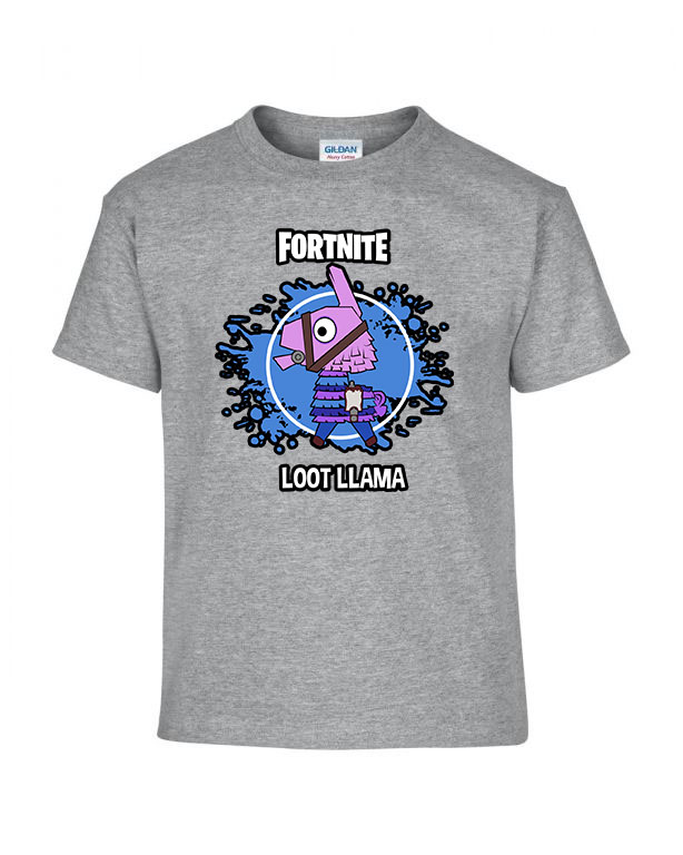 loot láma fortnite Sportszürke Gyerek Póló