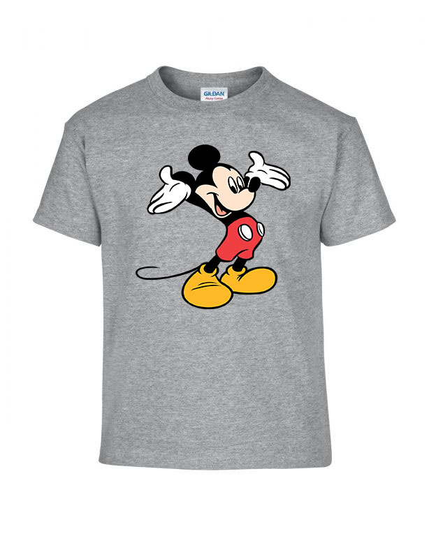 mickey egér Sportszürke Gyerek Póló