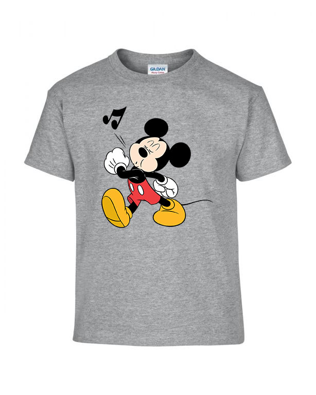 mickey egér fütyül Sportszürke Gyerek Póló