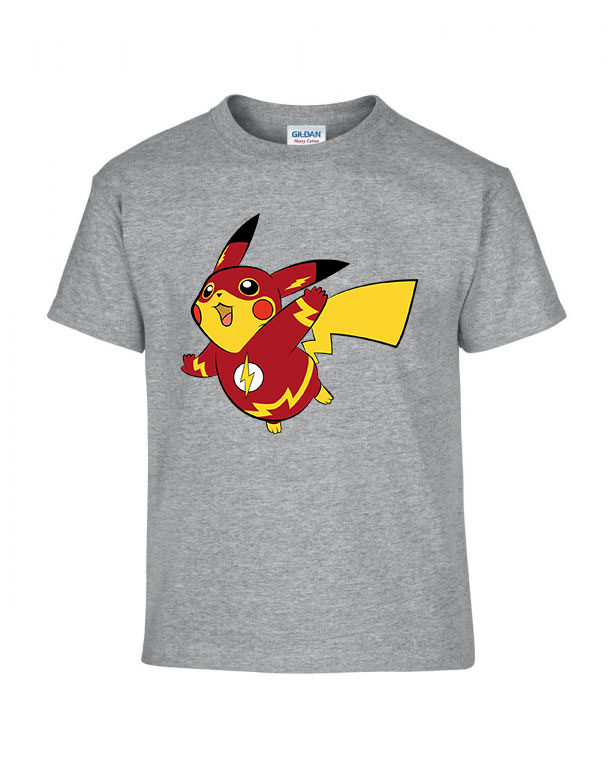 pokemon pikachu Sportszürke Gyerek Póló