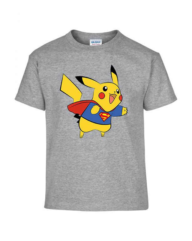 pokemon pikachu Sportszürke Gyerek Póló