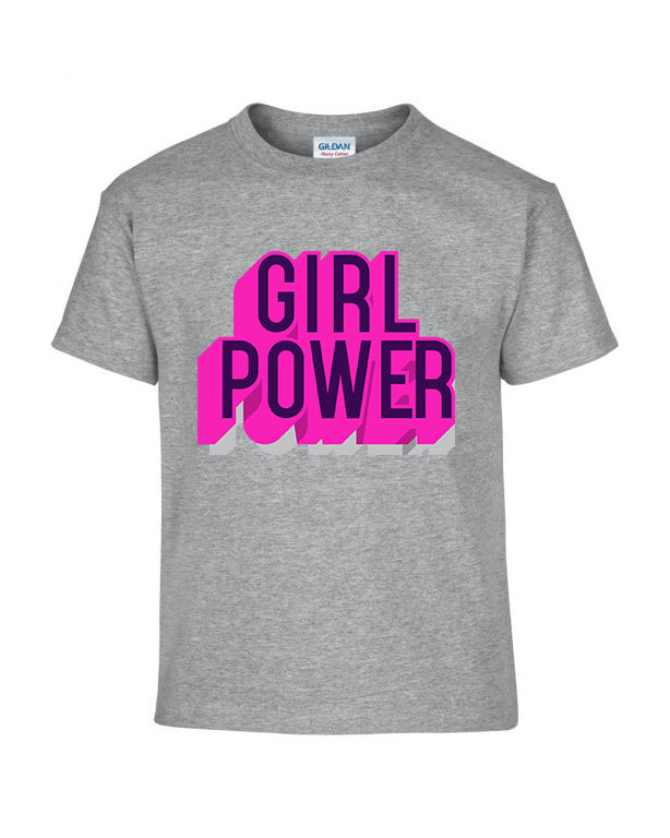 girl power grl pwr Sportszürke Gyerek Póló