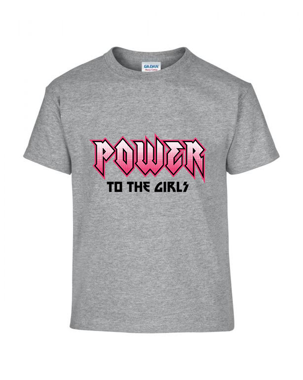 power to the girls girl power Sportszürke Gyerek Póló