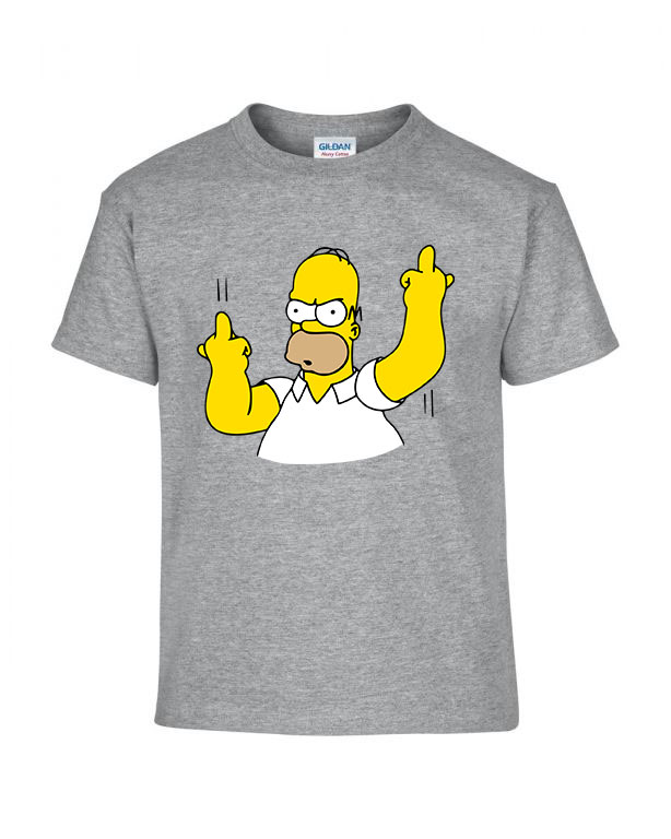 homer simpson Sportszürke Gyerek Póló