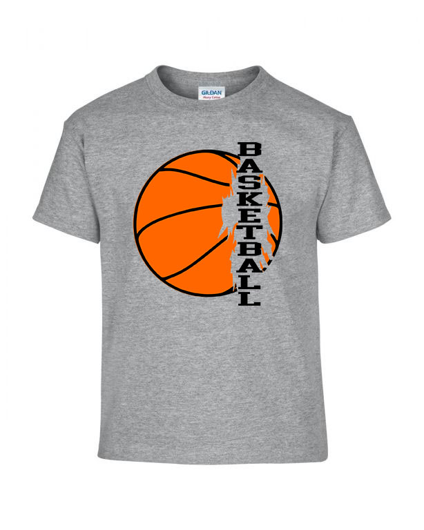 kosár kosaras basketball Sportszürke Gyerek Póló