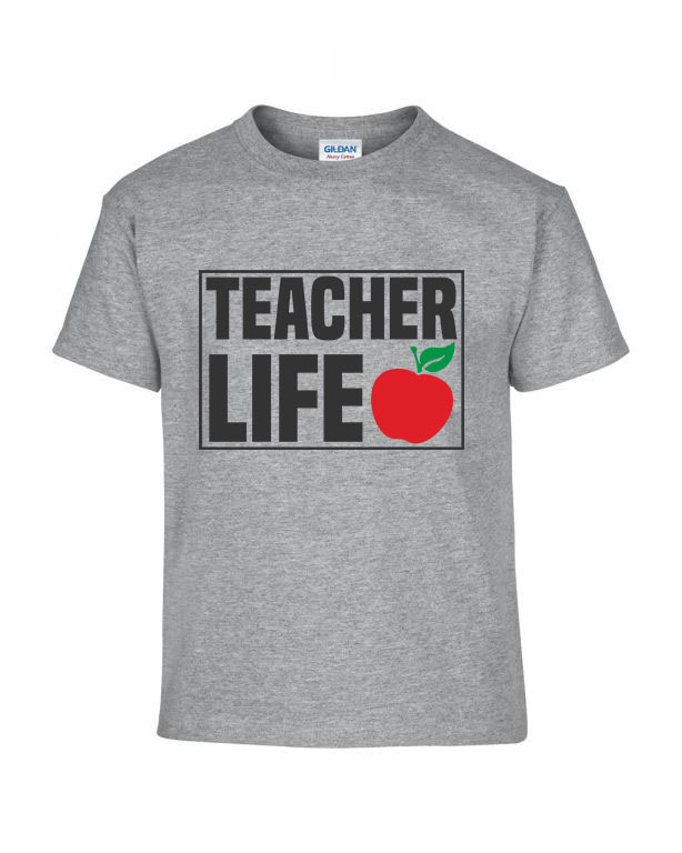 teacher life tanár Sportszürke Gyerek Póló