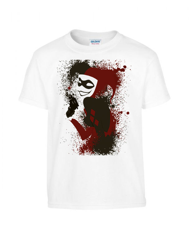Harley Quinn Fehér Gyerek Póló