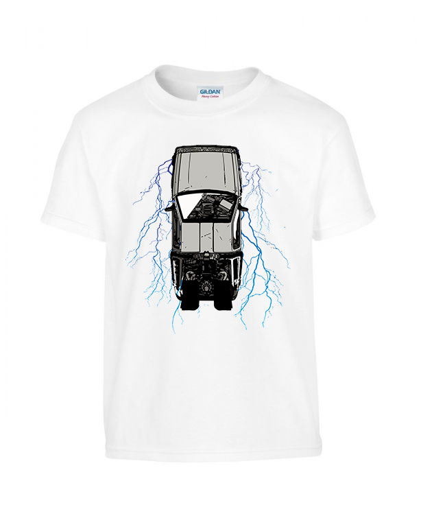 Vissza a jövőbe delorean Fehér Gyerek Póló