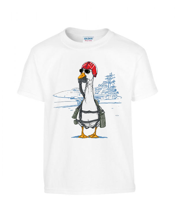 Goose Top Gun Fehér Gyerek Póló