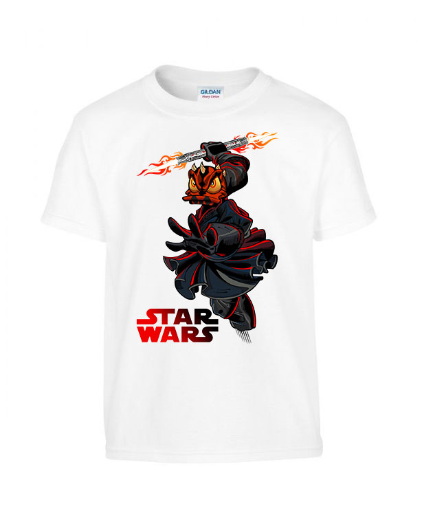 darth maul donald kacsa Fehér Gyerek Póló