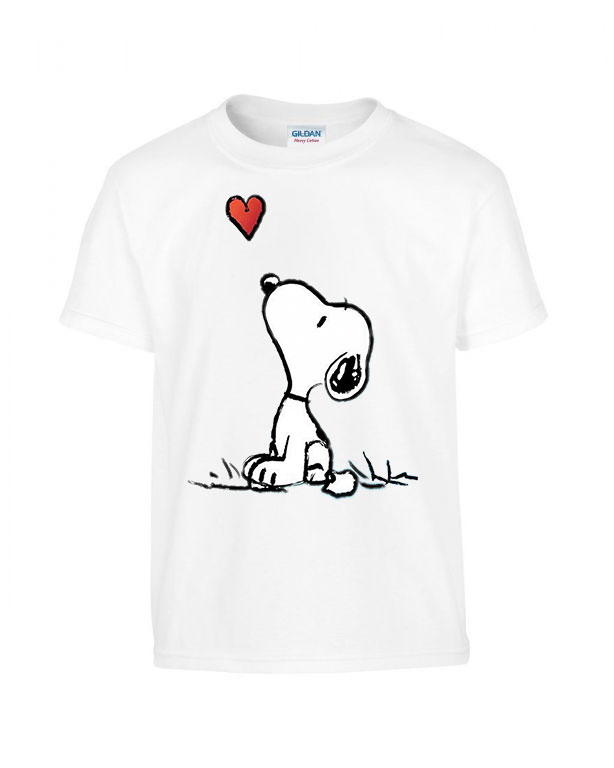 snoopy kutya Fehér Gyerek Póló