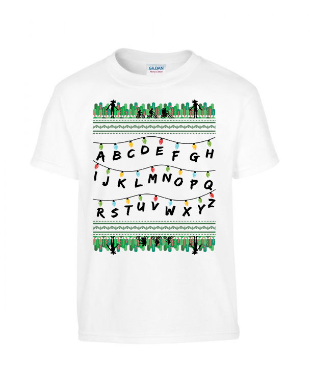 stranger things Fehér Gyerek Póló